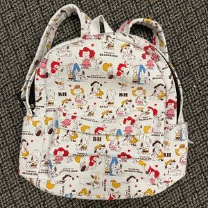 Snoopy backpack.